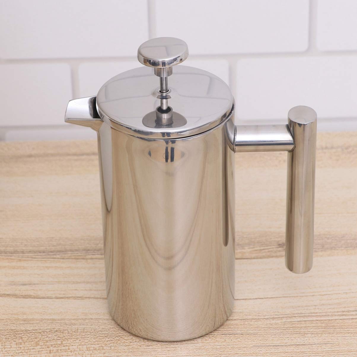 DOITOOL Double Wall Espresso Coffee Maker - Portable Camping Coffee & Tea Brewer, Hand Press Espresso Machine with Squeezer for Home, Office & Outdoor Use