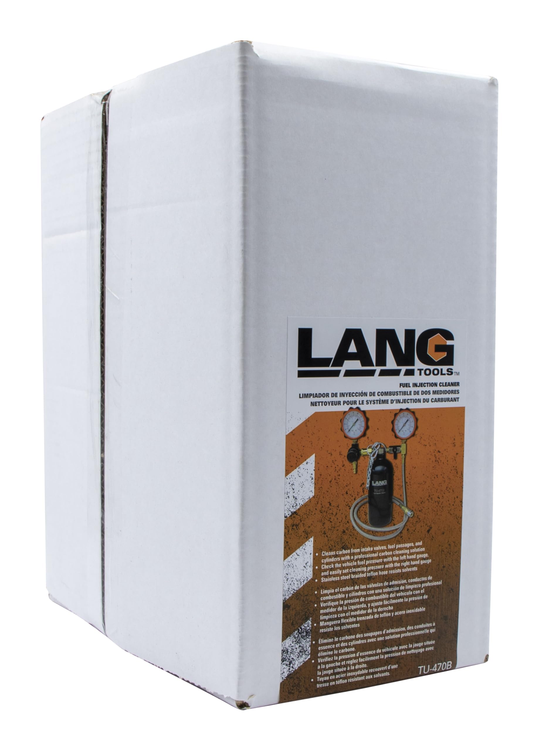 Lang Tools TU-470B Fuel Injection Cleaner - Professional Engine Performance Enhancer for Cars, Trucks & SUVs | Restores Fuel Efficiency & Reduces Emissions | Ideal for Routine Maintenance & Smoother Drives