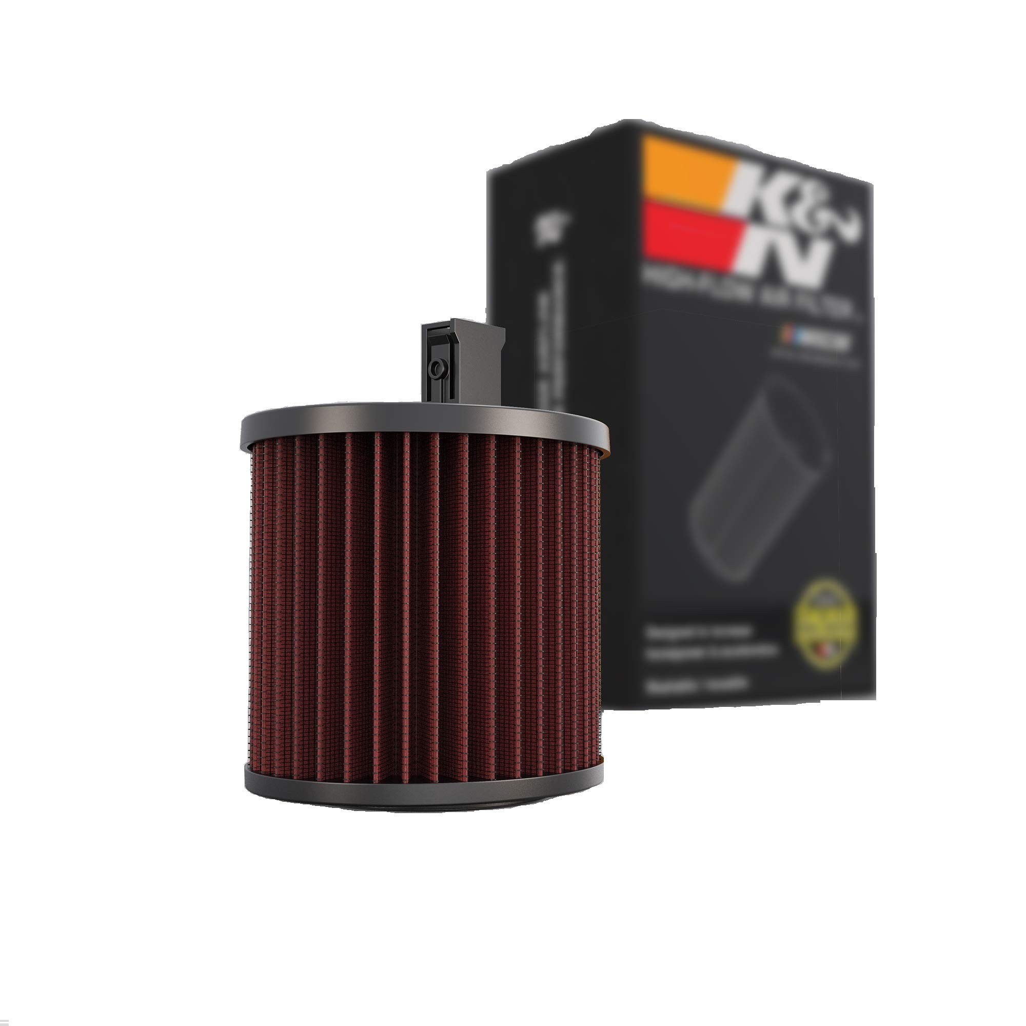 K&N E-3971 High Performance Air Filter Replacement for Indian Motorcycles - Black | Improved Engine Protection & Airflow for Street & Off-Road Riding