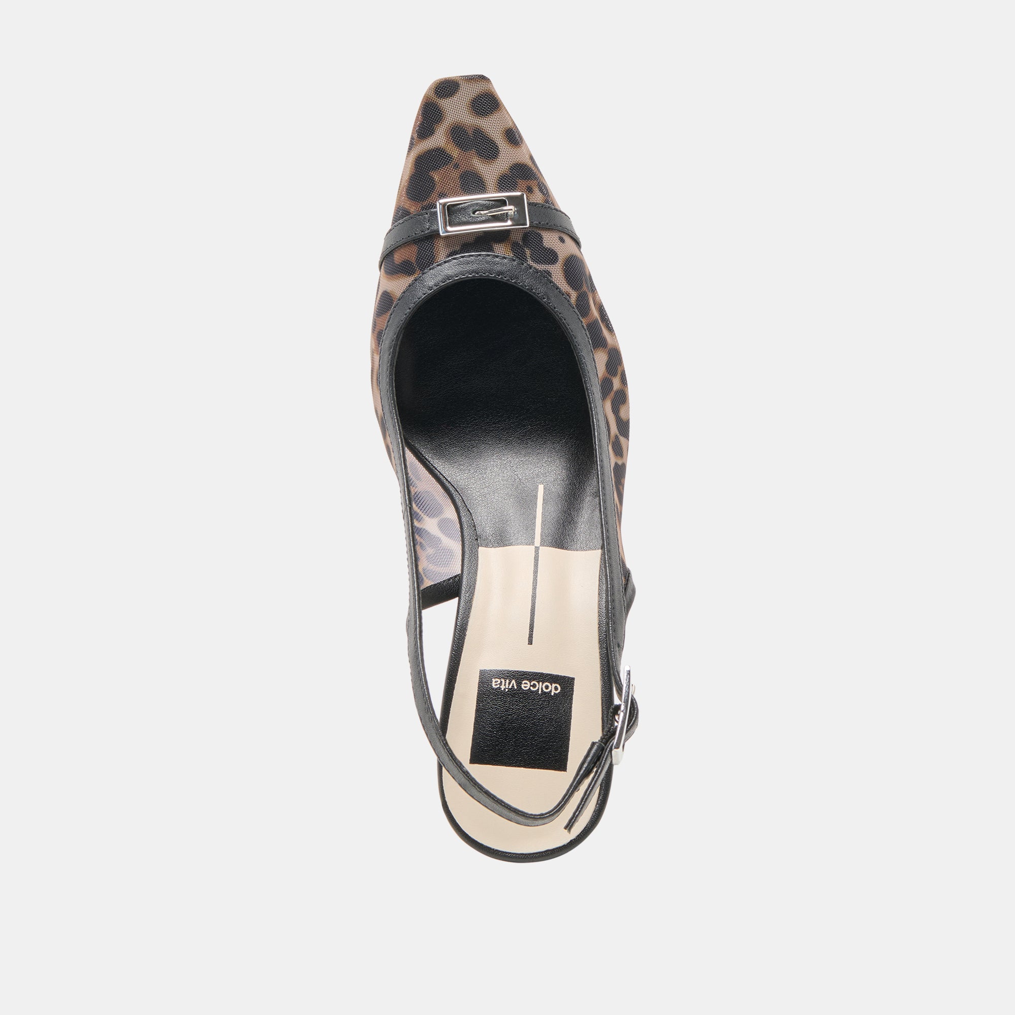 LORINE Women's Leopard Print Mesh High Heels - Stylish Party & Evening Dress Shoes for Women