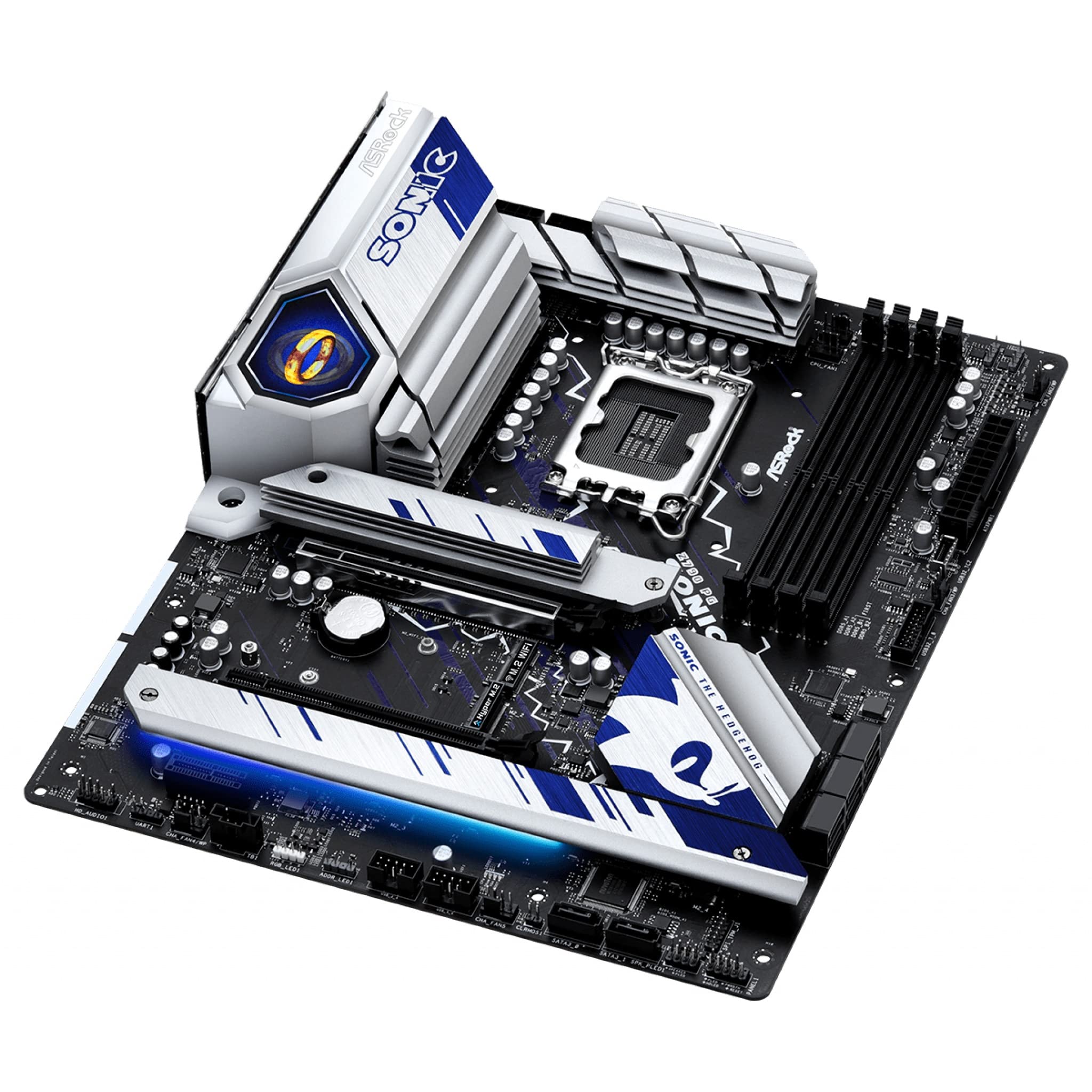 ASRock Z790 PG SONIC Gaming Motherboard - Intel Z790 LGA 1700 ATX - DDR5, HDMI, DP, 2.5G LAN, PCIe 5.0, RGB, 5x M.2 Slots - High-Performance PC Build for Gaming, Streaming & Content Creation