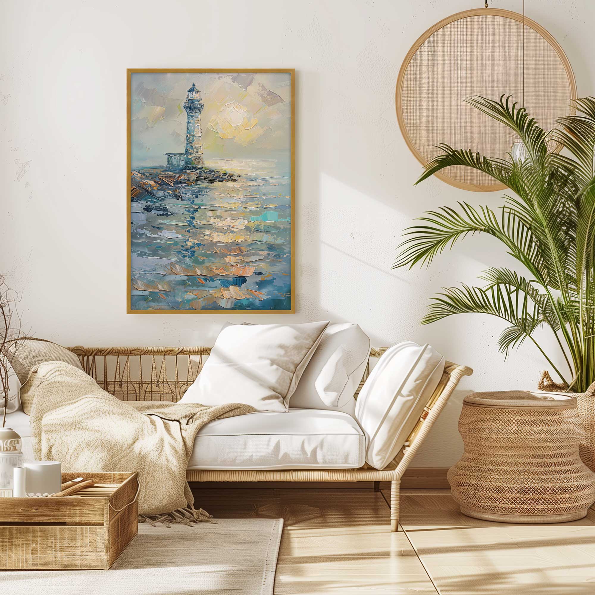 Harbor Glow v2 Print - Premium Wall Art for Home & Office Decor - Perfect for Living Room, Bedroom, or Workspace