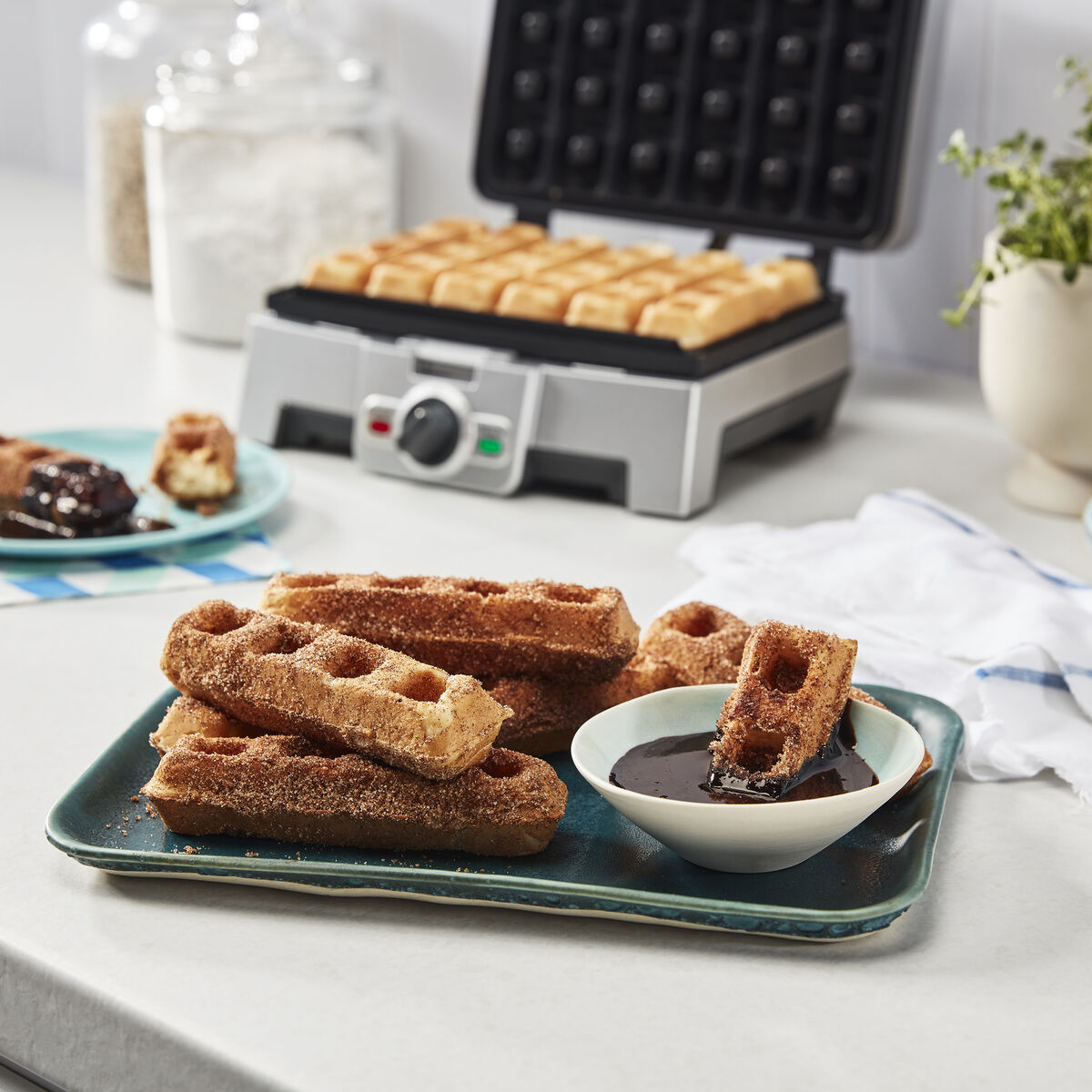 Cuisinart 6-Stick Waffle Maker for Sweet or Savory Meals - Perfect for Breakfast, Brunch & Family Gatherings