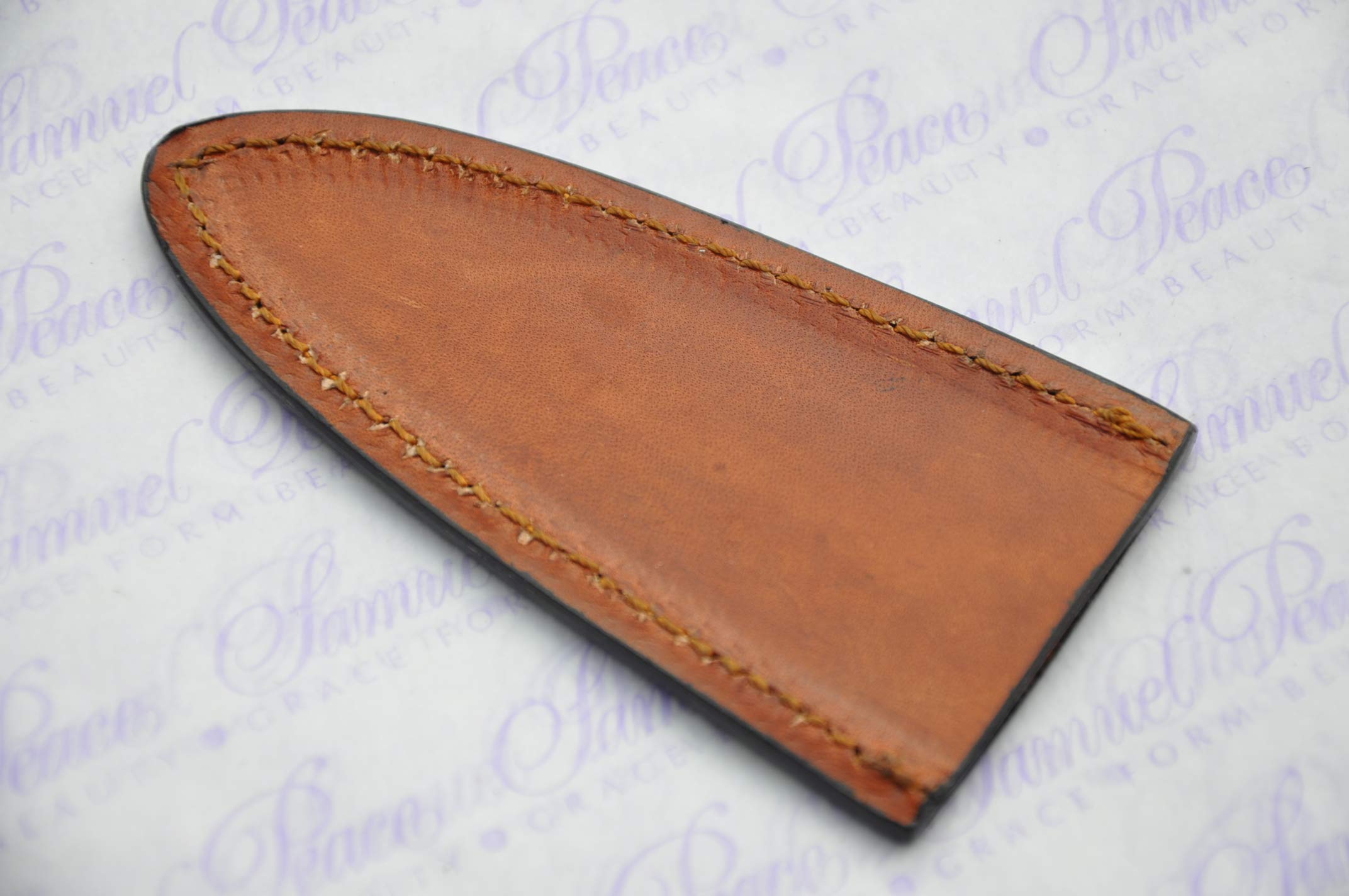 Premium Pakka Wood Sgian Dubh with Damascus Steel Blade - Handcrafted in Sheffield England - Includes Leather Sheath & Gift Box - Perfect for Scottish Weddings, Highland Dress & Collectors