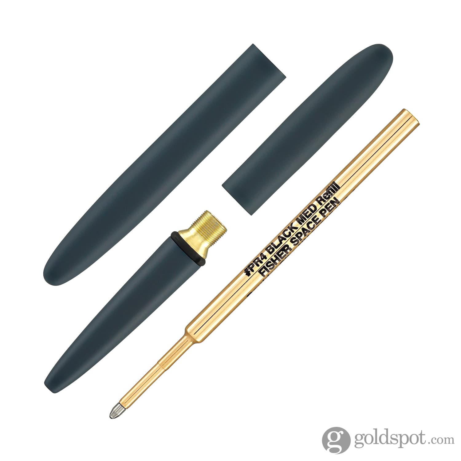 Fisher Space Pen Bullet Ballpoint Pen - Cerakote® Elite Navy Blue, Compact & Refillable, Perfect for Travel, Outdoor Adventures & Everyday Use