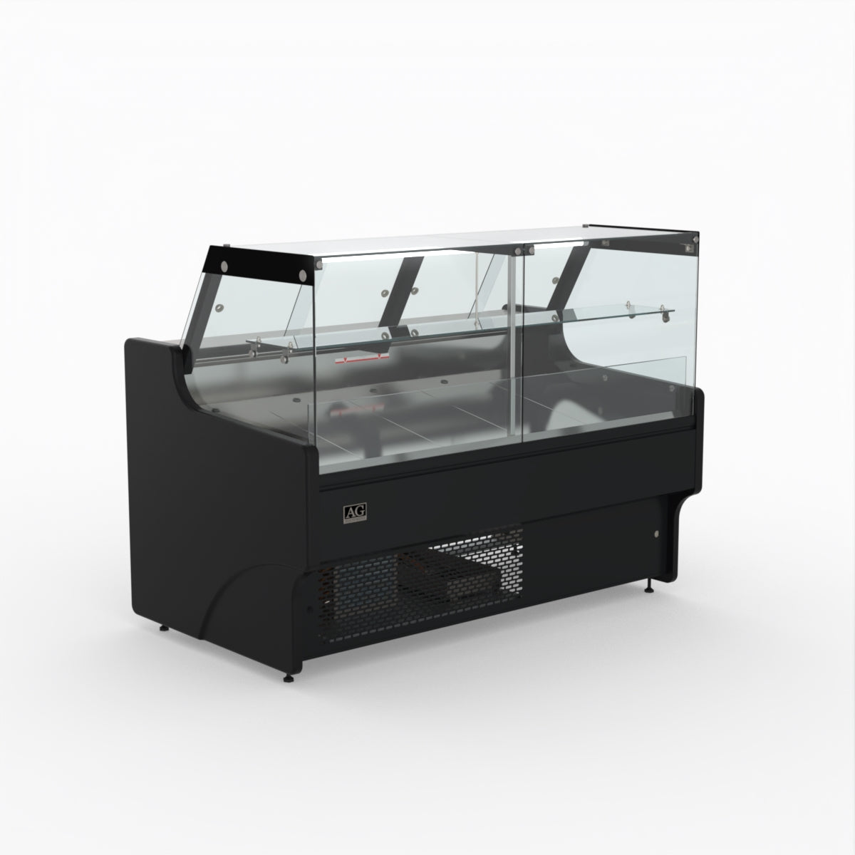 1.5 Meter Deli Showcase Glass Display Case - Commercial Refrigerated Food Display for Bakery, Deli, and Supermarket Use