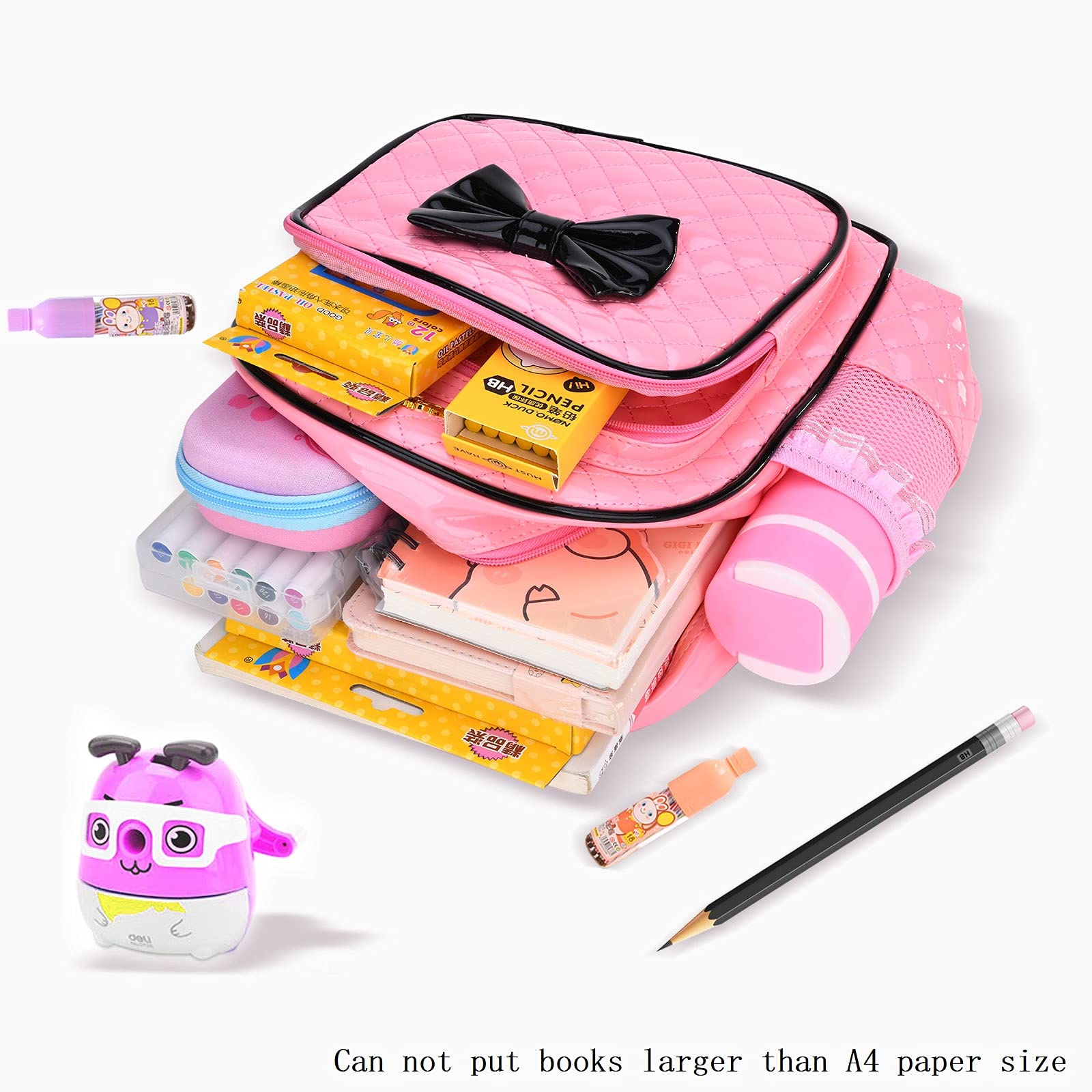 Durable Waterproof Toddler Backpack for Girls - Cute Preschool & Kindergarten School Bag for Kids | Perfect for Daycare, Travel & Outdoor Activities