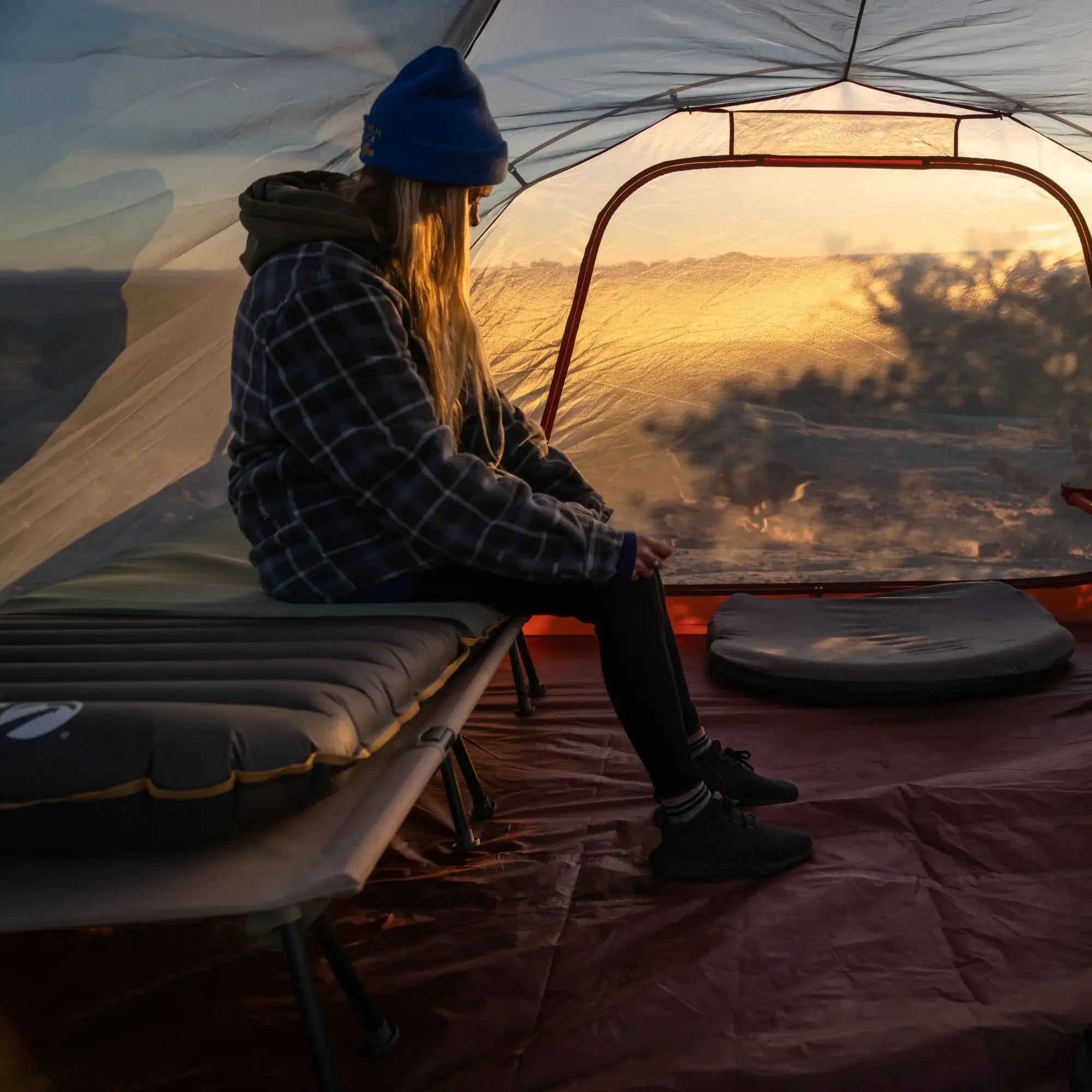 Klymaloft™ Ultra-Lightweight Inflatable Sleeping Pad - Portable Camping Mattress for Backpacking, Hiking & Outdoor Adventures