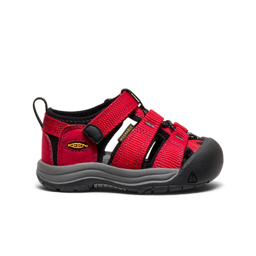 Newport H2 Sandals for Toddlers - Ribbon Red/Gargoyle | Comfortable Kids' Beach & Play Shoes for Outdoor Adventures