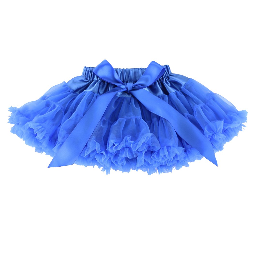 Wennikids Girls' Chiffon Dance Pettiskirt Tutu - Assorted Sizes & Colors | Perfect for Ballet, Recitals, Birthday Parties & Dress-Up Play