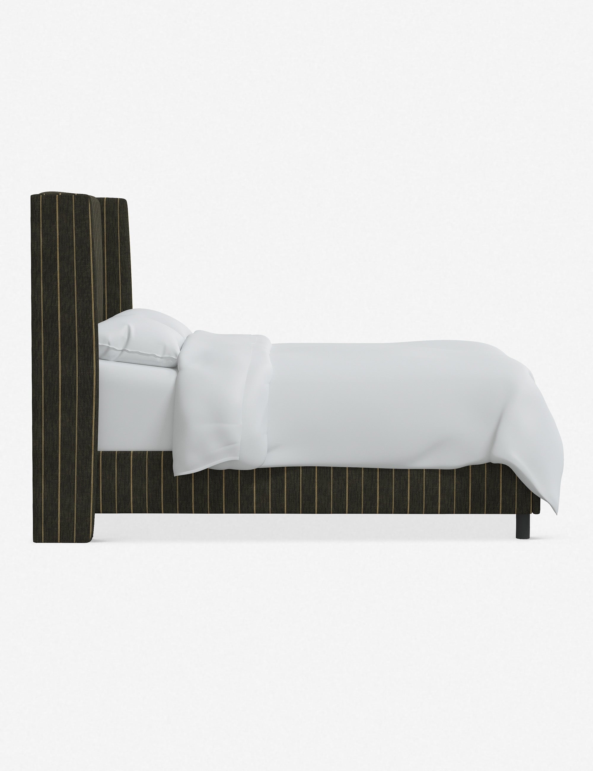 Adara Queen Size Bed Frame with Upholstered Headboard - Modern Platform Bed for Bedroom, Living Room & Guest Room