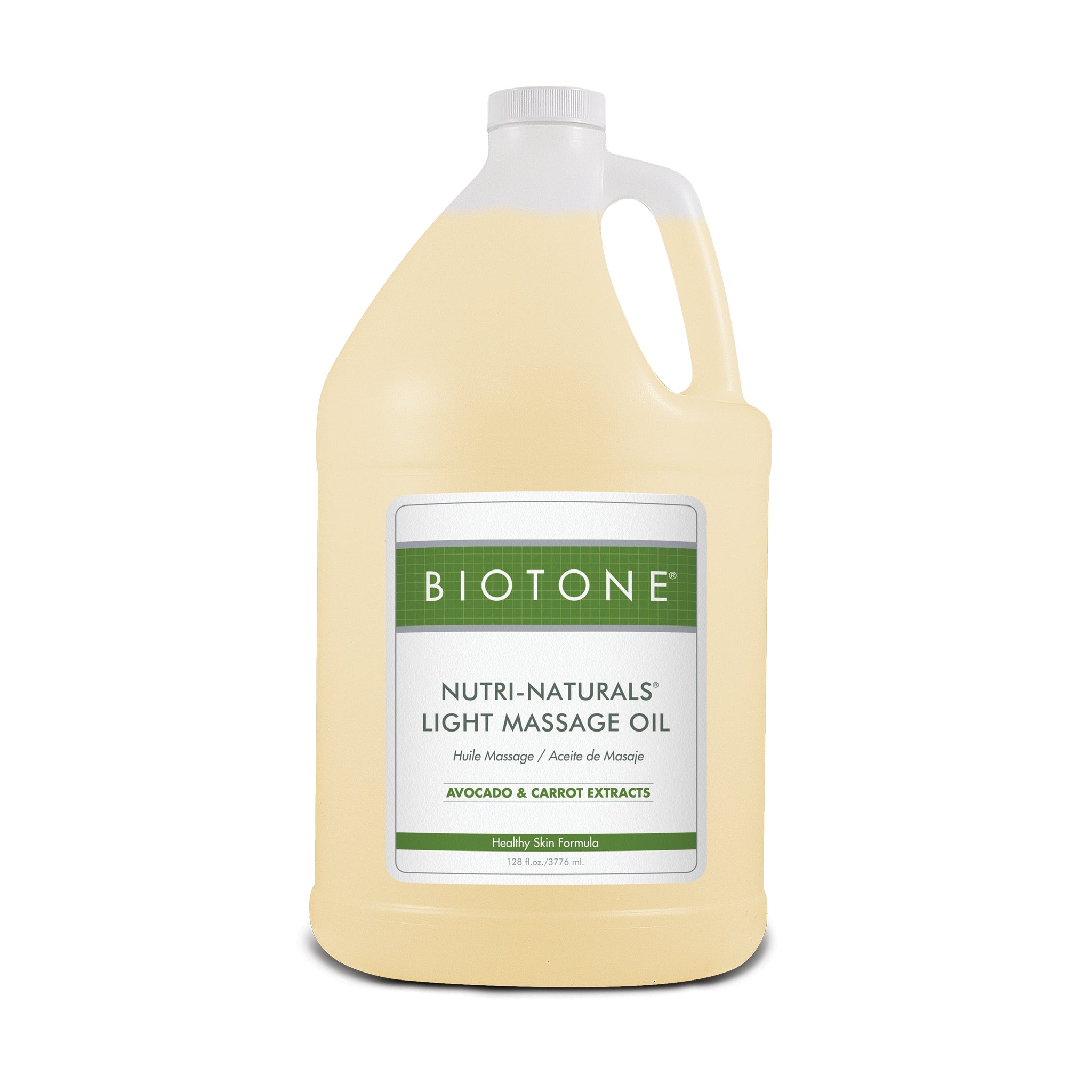 BIOTONE® Nutri Naturals Massage Oil - 100% Natural & Organic for Relaxation, Aromatherapy & Spa Use - Perfect for Deep Tissue & Swedish Massage at Home or Professional Settings
