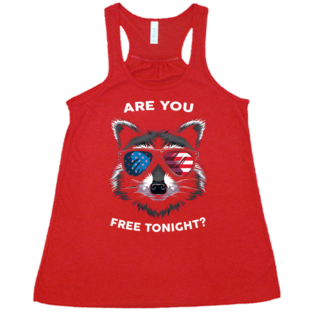 Funny Raccoon Graphic T-Shirt - 'Are You Free Tonight?' Humor Tee for Casual Wear & Gifts