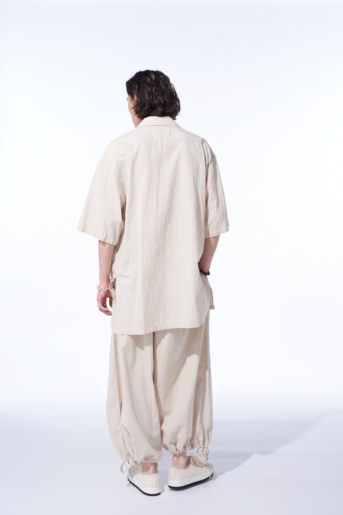Breathable Cotton Linen Poplin Balloon Pants for Women - Comfortable Loose Fit Casual Trousers for Summer, Travel & Lounge Wear