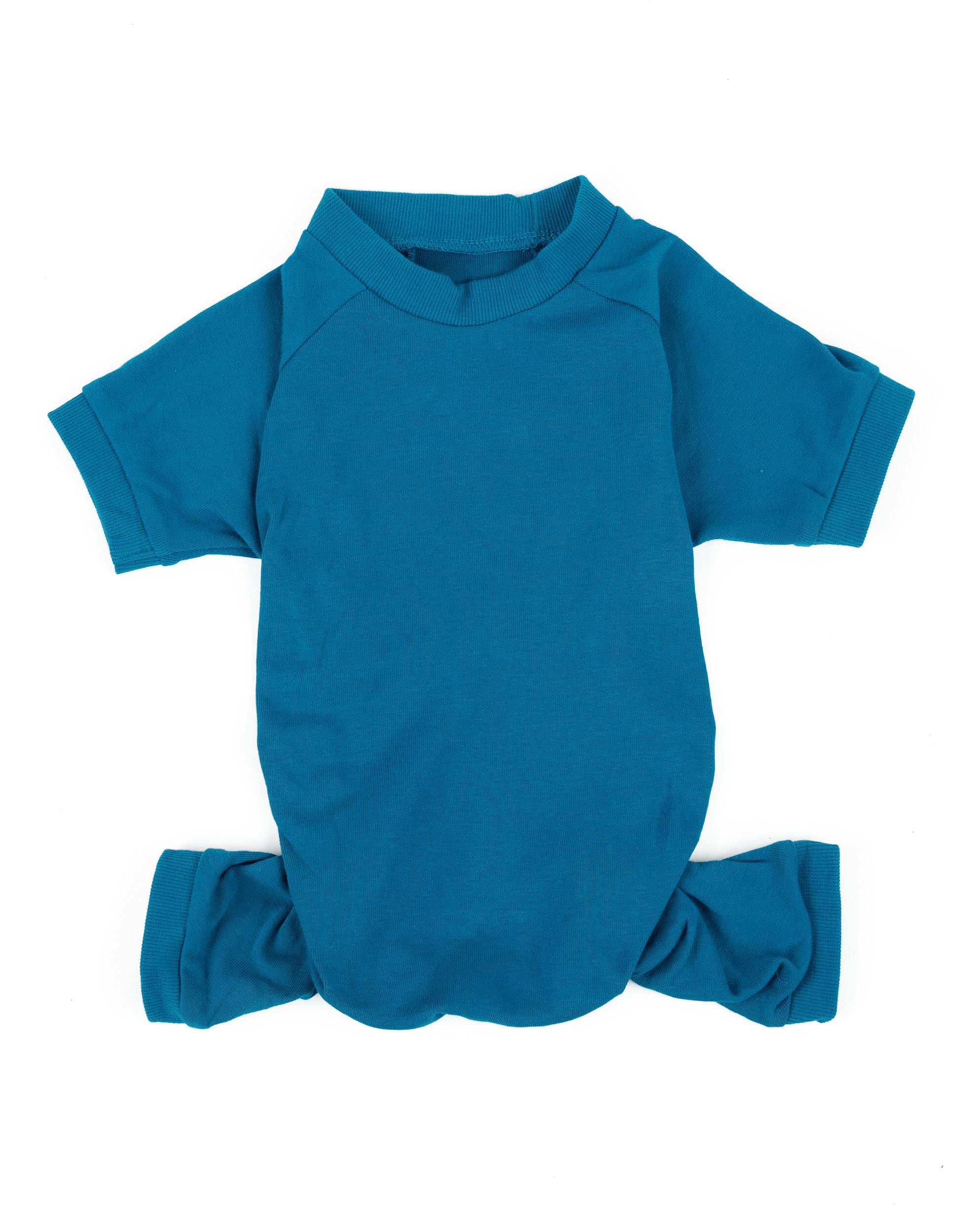 Leveret 100% Cotton Dog Pajamas - Matching Solid Pjs for Small to XXX-Large Dogs | Cozy Sleepwear for Pets | Perfect for Winter Nights & Indoor Lounging