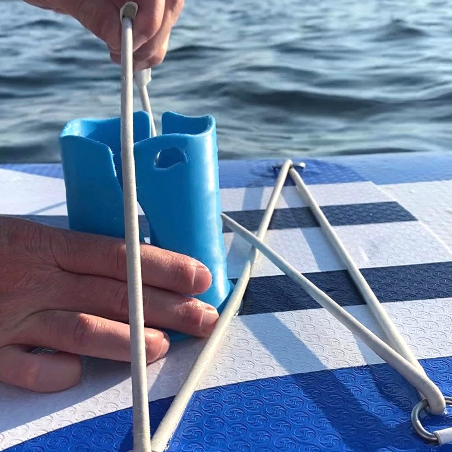 **Kayak & Paddle Board Drink Holder - Universal Cup Holder for Kayaking & SUP Accessories - Perfect for Fishing, Camping & Outdoor Adventures**