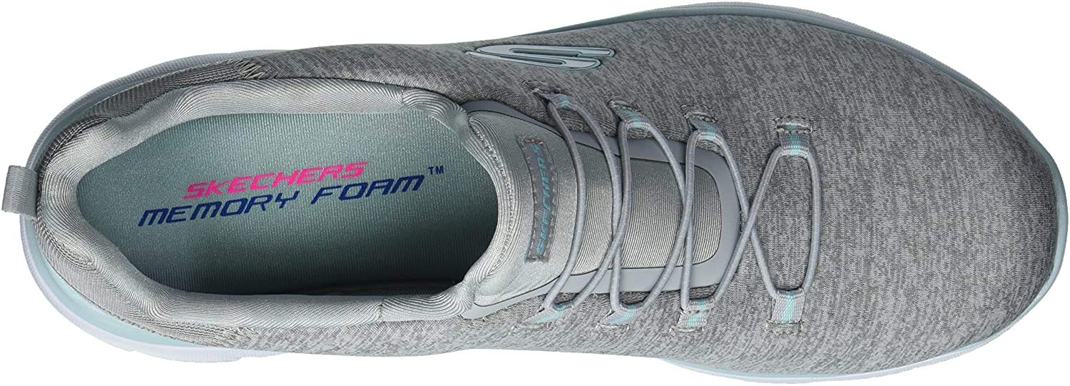 Skechers Women's Summits Sneakers - Lightweight Walking Shoes for Women with Memory Foam - Perfect for Running, Gym, and Everyday Comfort