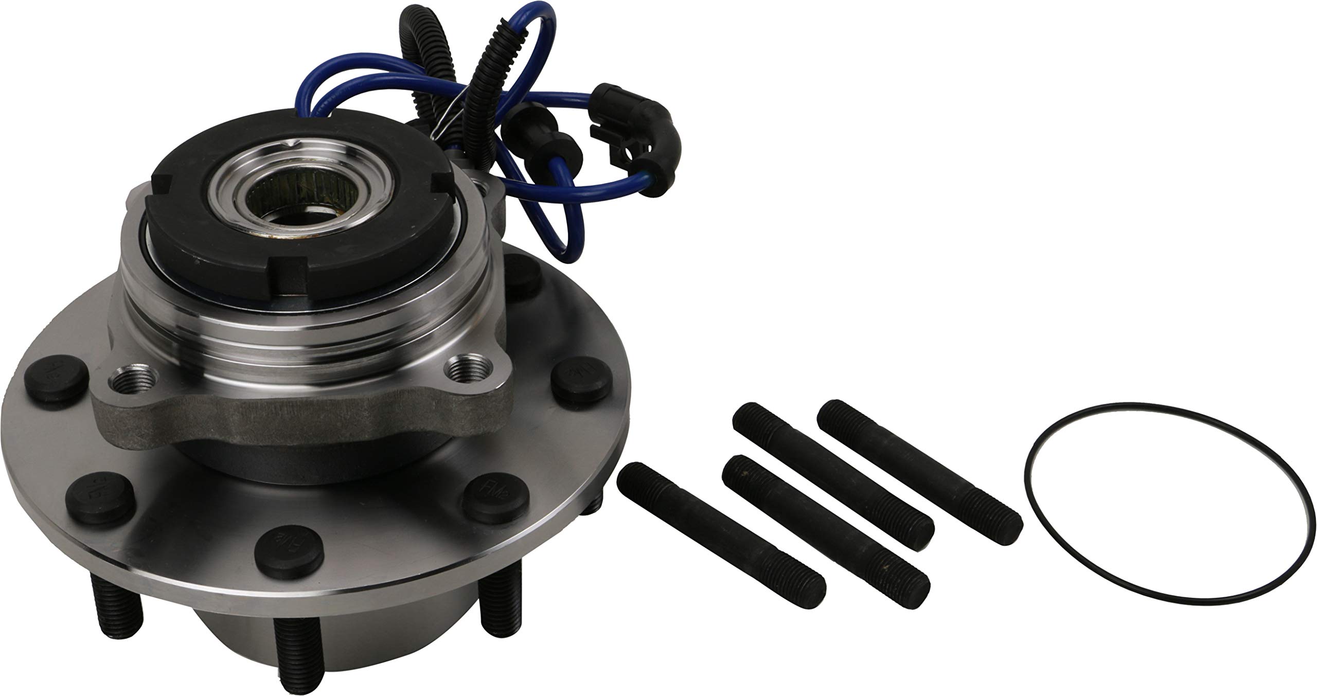 MOOG 515077 Wheel Bearing and Hub Assembly for Ford F-250 Super Duty 4WD 2005-2010 - Front Driver & Passenger Side Replacement - Heavy Duty Towing & Off-Road Use