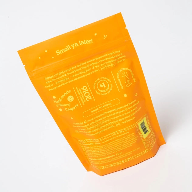 Citrus Essential Oil Shower Steamers - Aromatherapy for Relaxation & Stress Relief - Perfect for Bathroom Spa & Self-Care Moments