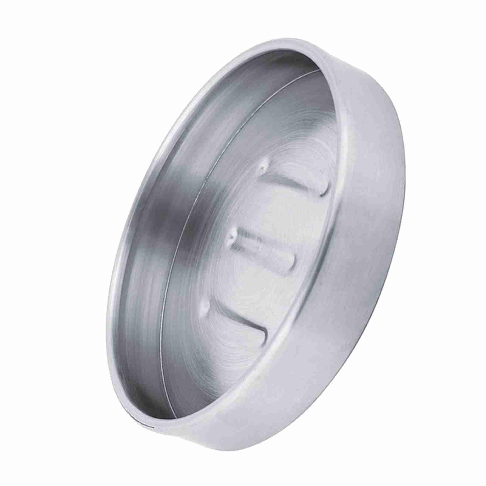 Stainless Steel Soap Dish Holder - Round Rustproof Soap Tray for Bathroom, Kitchen & Hotel - Perfect for Bar Soaps, Sponge Storage & Toilet Organization (Durable & Stylish)