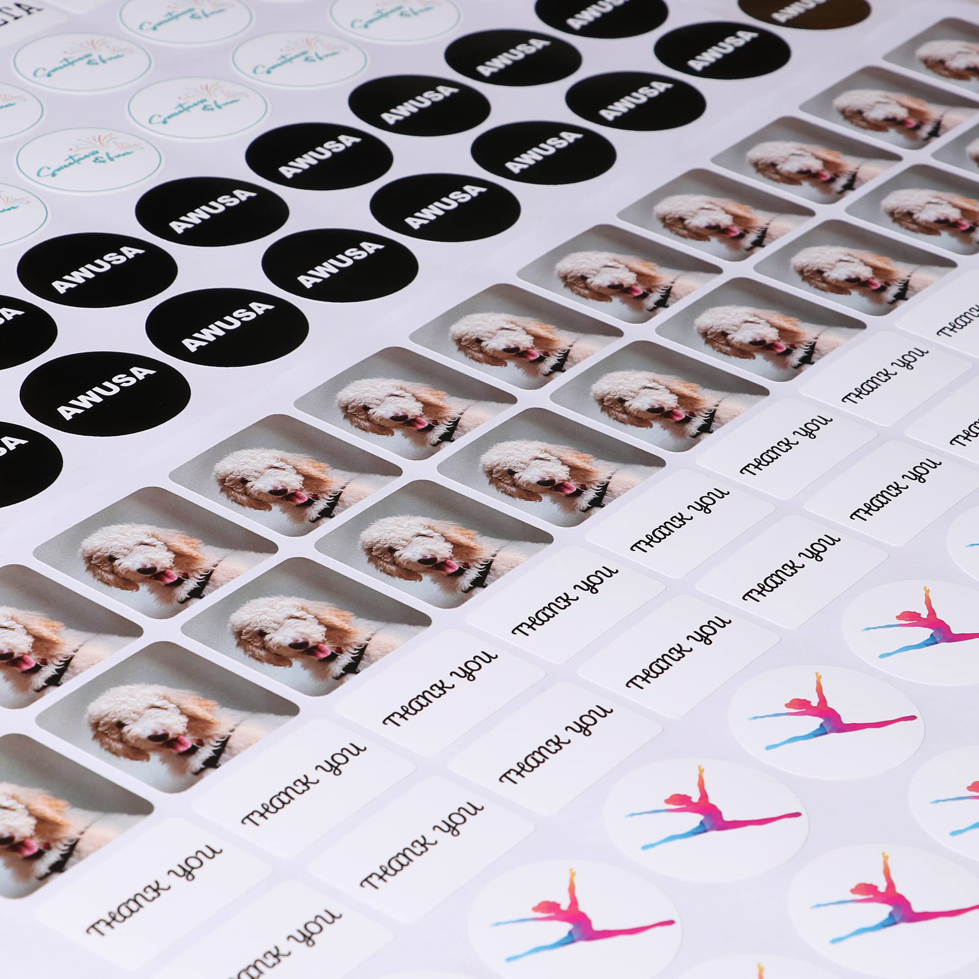 Custom Stickers Personalized Labels - 100pcs 3