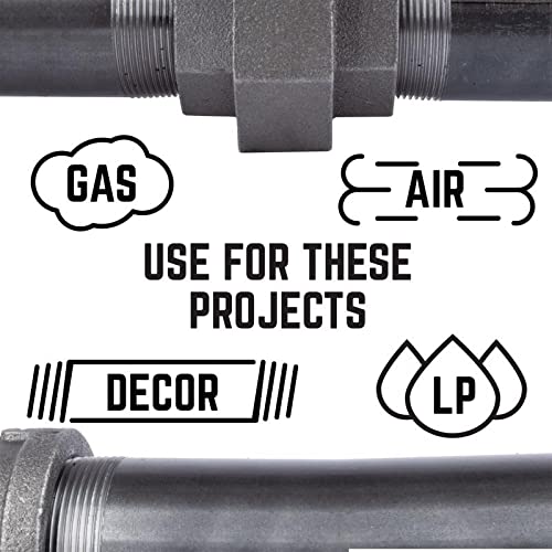 Malleable Iron Cap 4FPT - Durable Plumbing Fitting for Water & Gas Lines - Perfect for Home Repairs & DIY Plumbing Projects