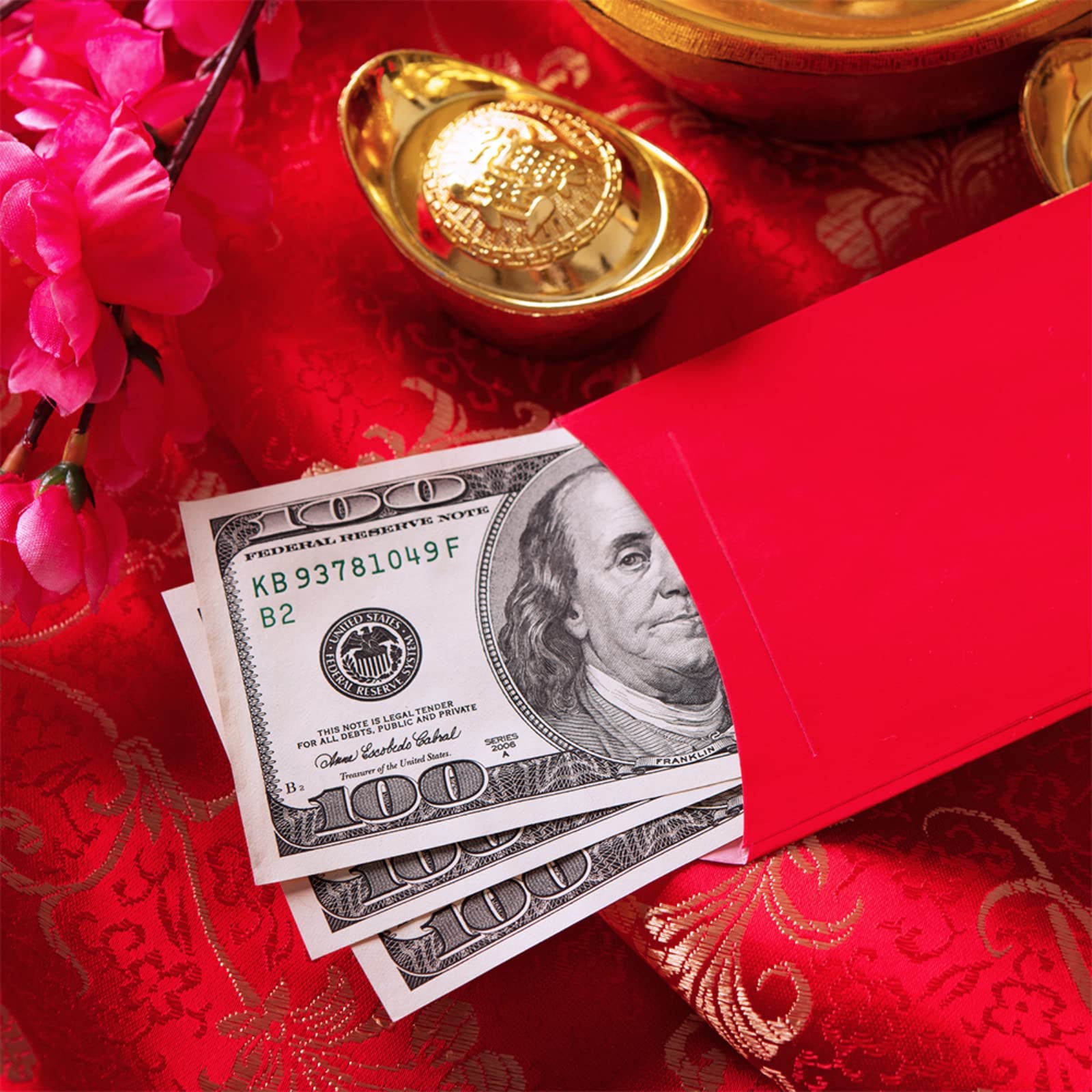 120 Pcs Chinese New Year Red Envelopes (Hong Bao) - 6 Lucky Designs for Lunar New Year, Weddings, Birthdays & Year of the Snake 2025 - Traditional Asian Money Gift Envelopes for Cash Gifts, Blessings & Celebrations