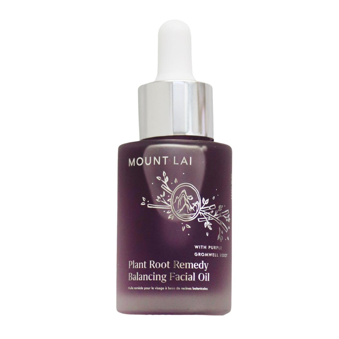 Organic Plant Root Remedy Balancing Facial Oil for Dry & Sensitive Skin - Hydrating & Soothing Treatment for Nighttime Skincare Routine