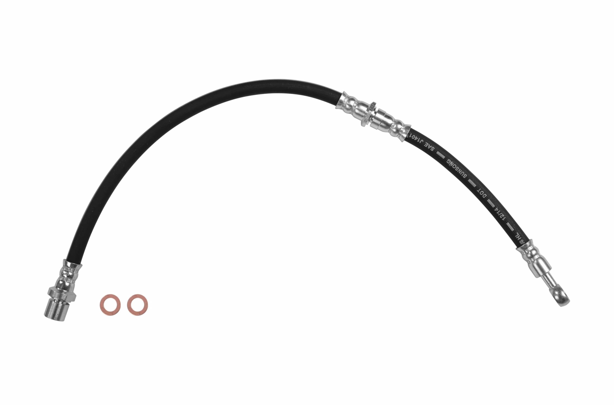 Sunsong 2203656 Brake Hydraulic Hose - High Performance Replacement for Smooth Braking | Perfect for Trucks, SUVs, and Commercial Vehicles