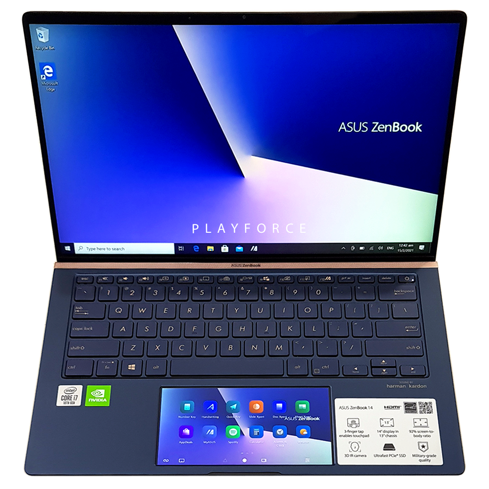 ASUS ZenBook 14 UX434FQ Laptop - Intel Core i7-10510U, 16GB RAM, 1TB SSD, 14-inch FHD Display | Ultra-Thin & Lightweight for Business, Travel & Creative Work
