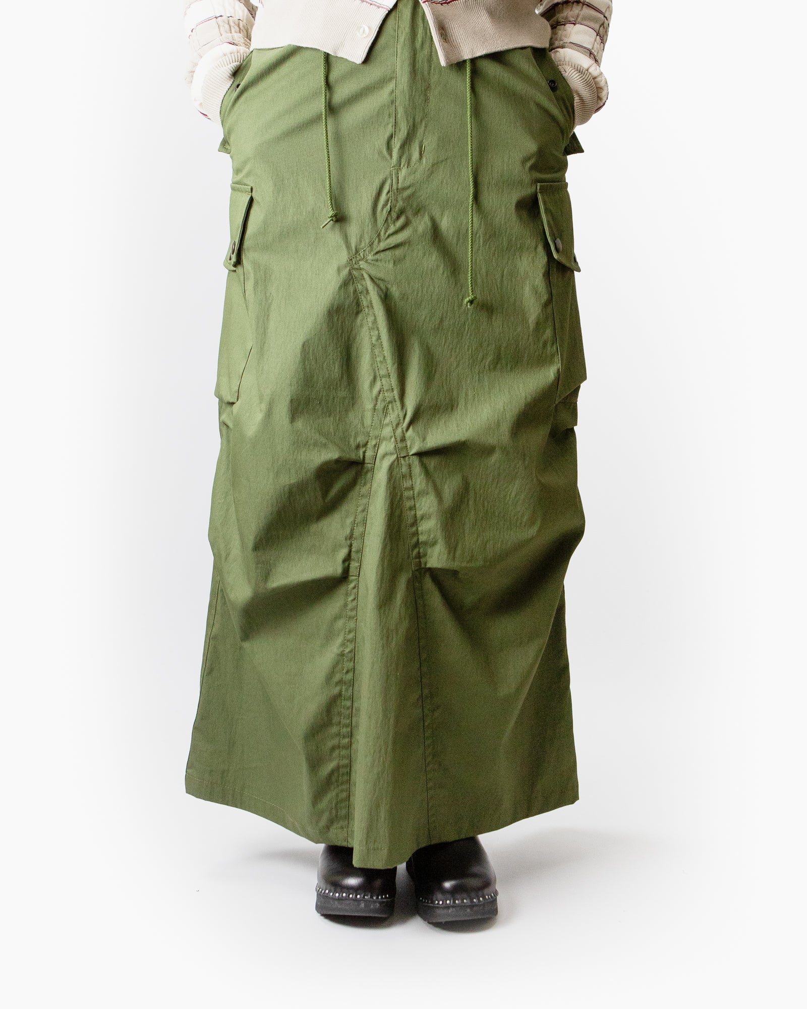 Field Skirt for Women - Olive Green Cotton Nylon Oxford Cloth Outdoor Hiking Skirt | Perfect for Camping, Hiking and Adventure Travel