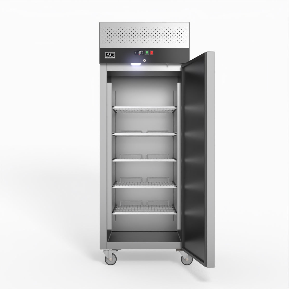 AG 650 Litre Upright Stainless Steel Door Freezer GNX650BT - Commercial Grade Deep Freezer for Restaurants, Grocery Stores & Bulk Food Storage
