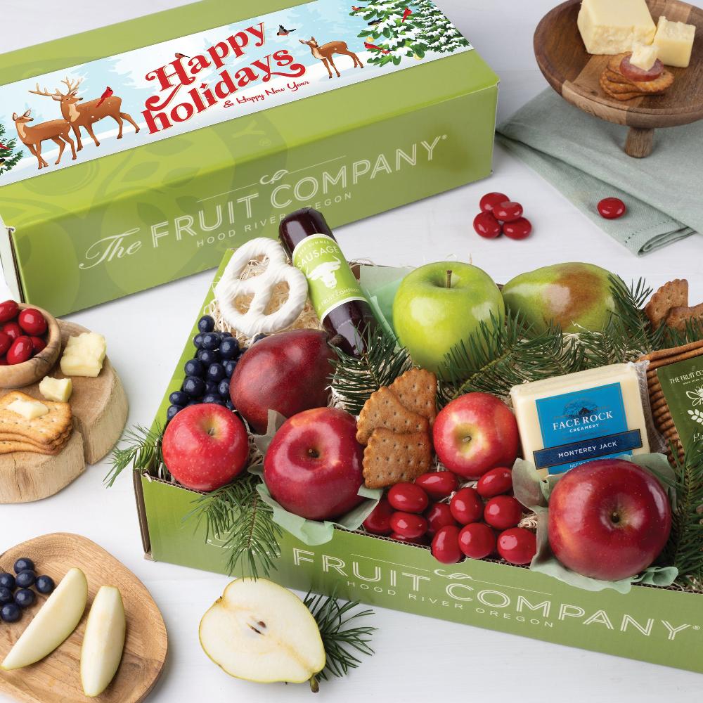 Classic Holiday Gift Box - Elegant Christmas Present Set for Family & Friends | Perfect for Corporate Gifts, Secret Santa & Holiday Parties