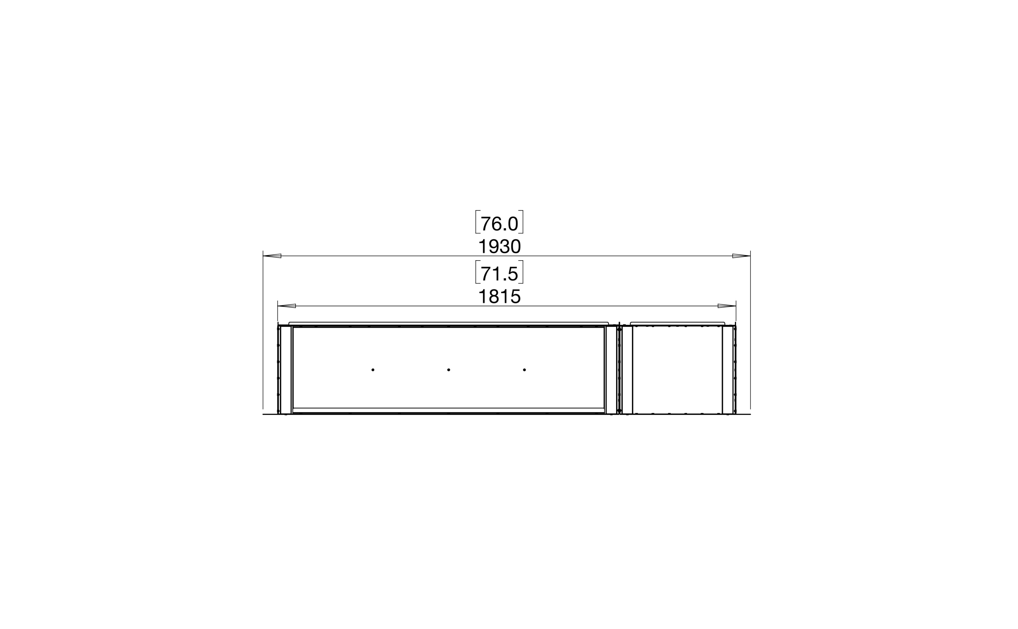 EcoSmart Fire Flex 68SS Single-Sided Fireplace Insert with Storage Box - Energy Efficient Home Heating Solution for Living Rooms & Patios