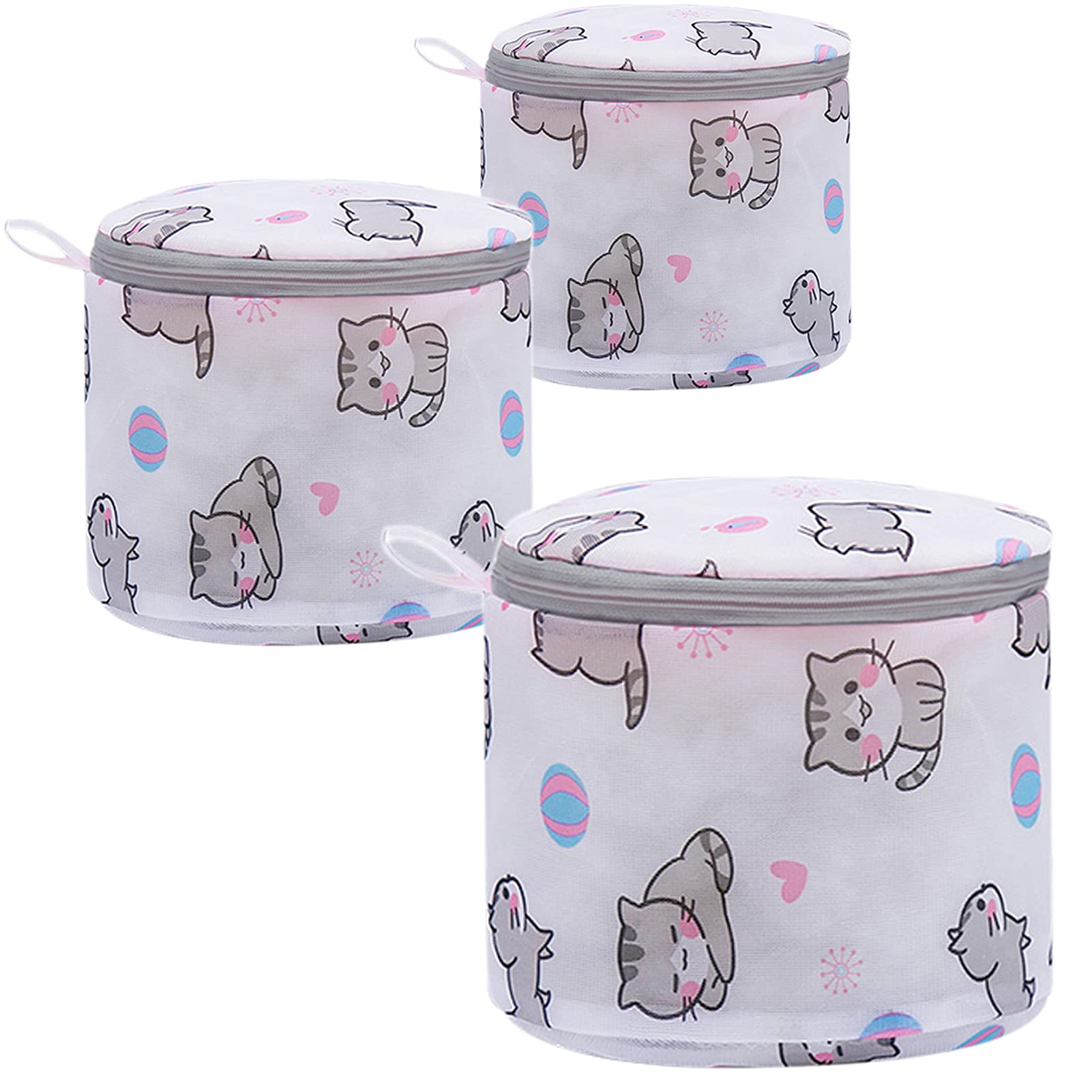 3 Pack Bra Washing Bags for Delicates - Lingerie Laundry Bags for Washing Machine, Gentle Protection for Bras & Underwear - Perfect for Travel, Gym & Everyday Use