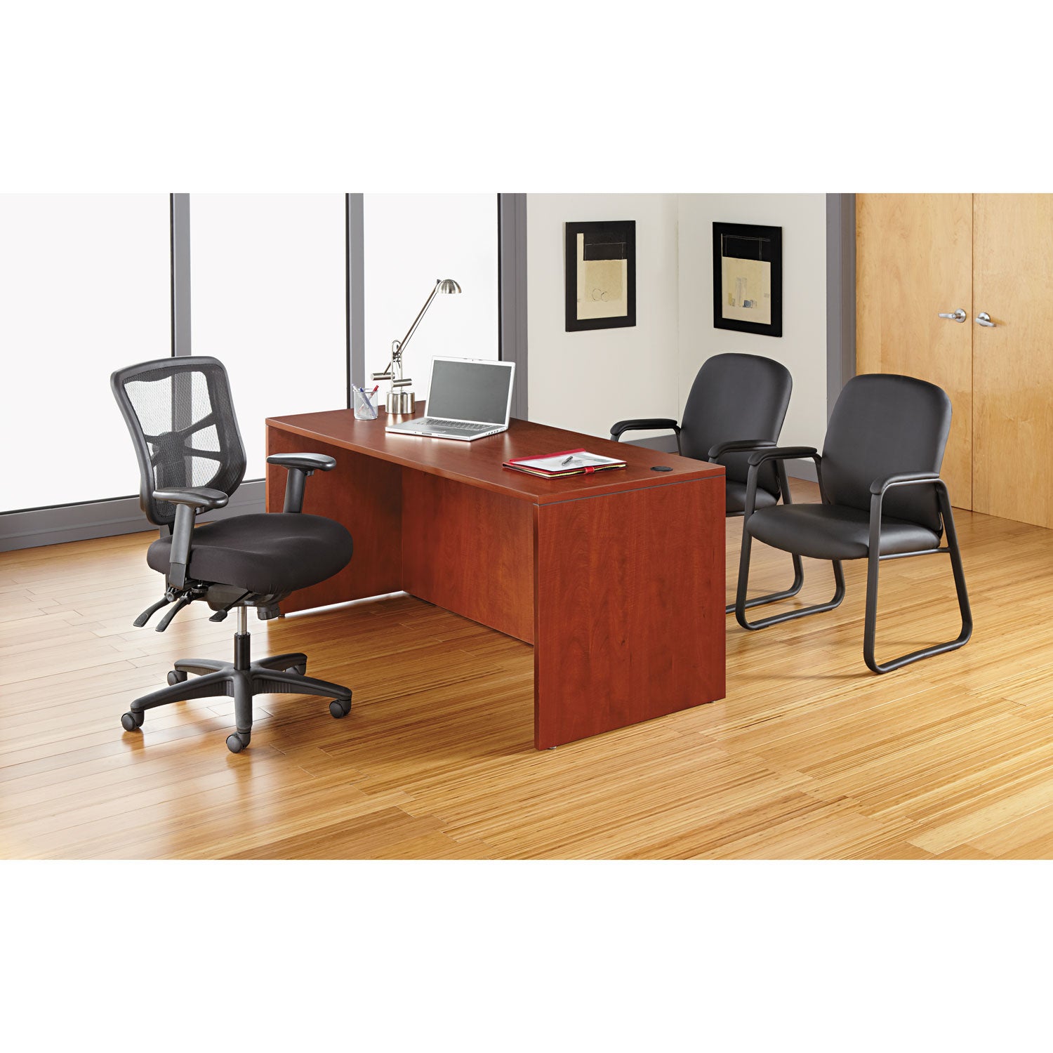 Alera Elusion Series Mesh High Back Ergonomic Office Chair - Adjustable Height (17.2