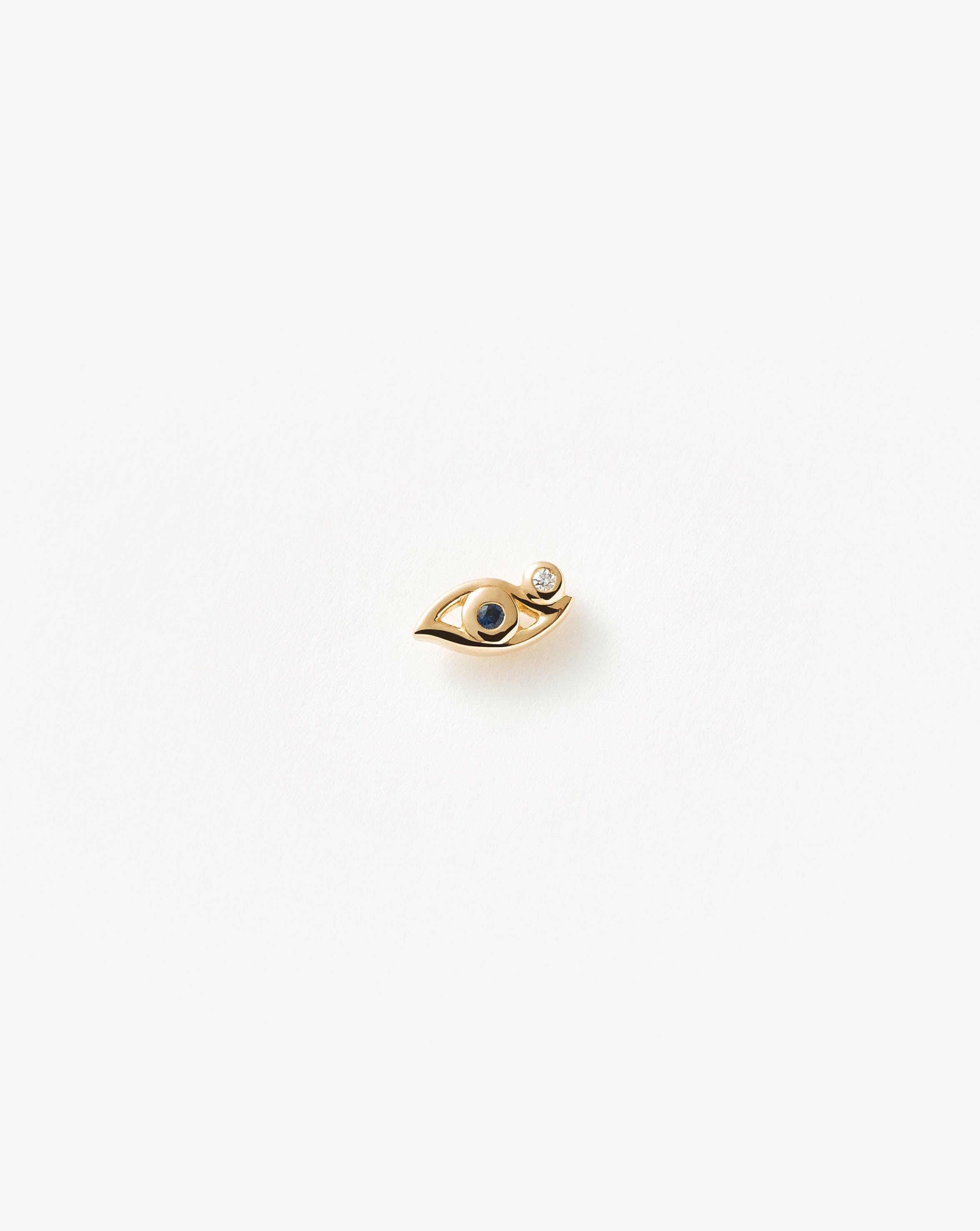 Evil Eye Stud Earrings for Women - Protection Jewelry, Dainty Single Stud Earring for Everyday Wear, Perfect Gift for Her - Ideal for Parties, Travel & Daily Accessories