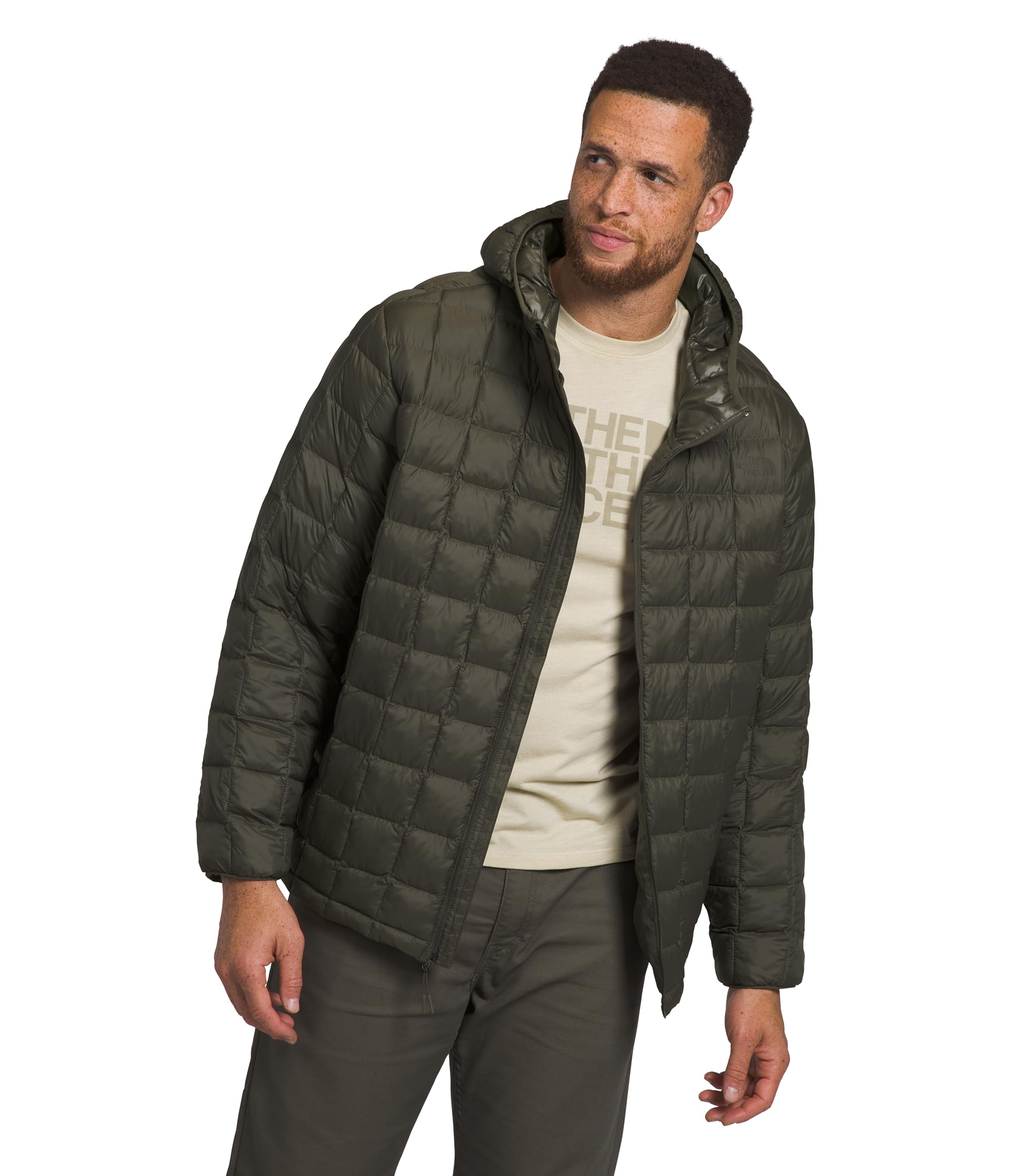 THE NORTH FACE Men's ThermoBall Eco Hoodie 2.0 - Lightweight Insulated Jacket for Cold Weather (Standard & Big Sizes) - Perfect for Hiking, Camping and Winter Outdoor Activities