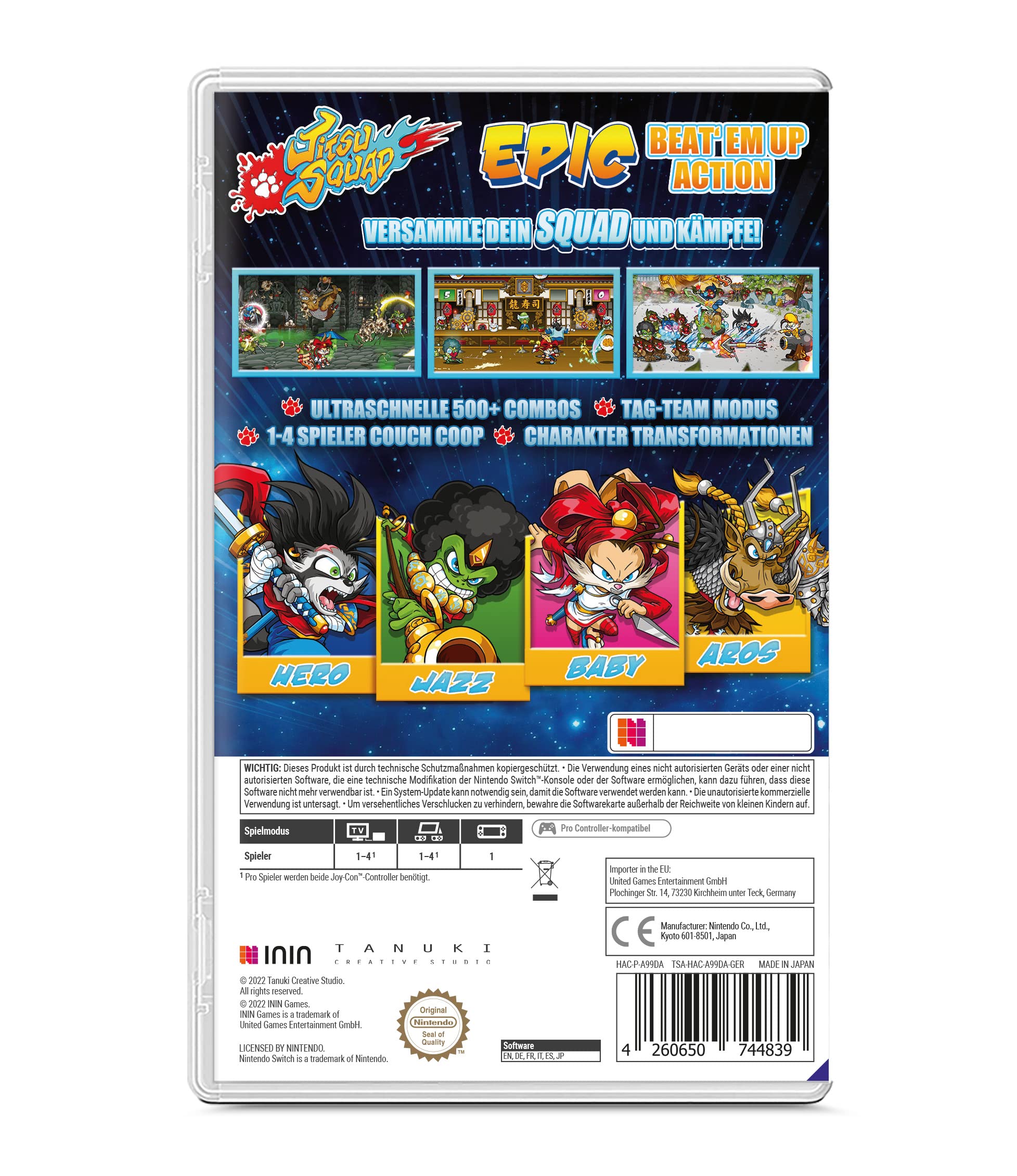 Jitsu Squad - Action-Packed Fighting Game for Nintendo Switch | Multiplayer Brawler for Parties & Family Fun | Perfect for Competitive & Casual Gamers
