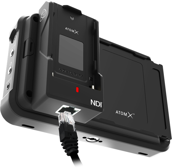 Atomos AtomX GigE/NDI Modular Expansion for Ninja V - Professional Video Recording & Live Streaming Accessory for Filmmakers & Content Creators