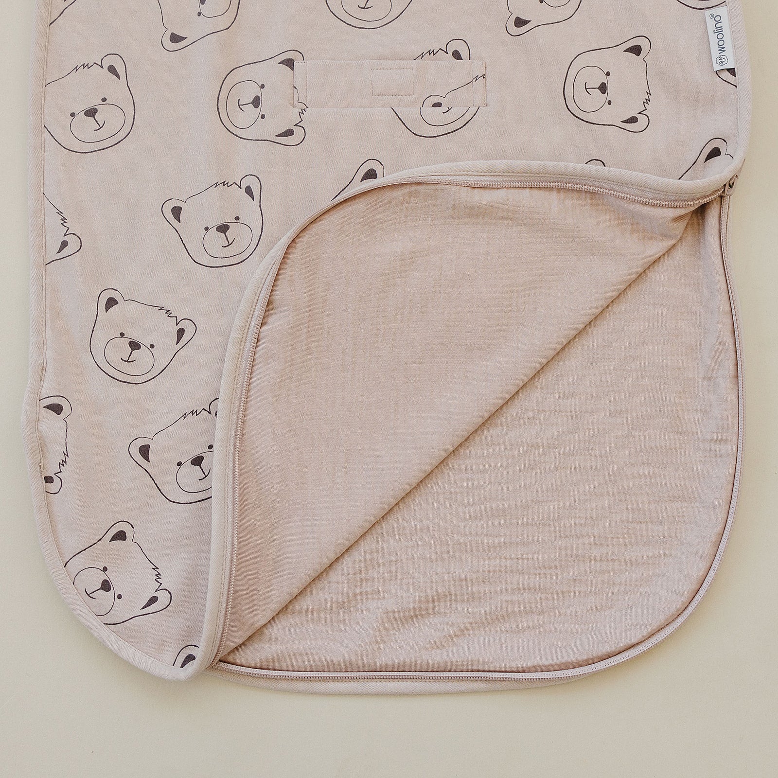 4 Season Ultimate Toddler Sleep Bag - Merino Wool & Organic Cotton for 2-4 Years - Teddy Bear Design - Cozy & Breathable for Nursery, Daycare & Travel