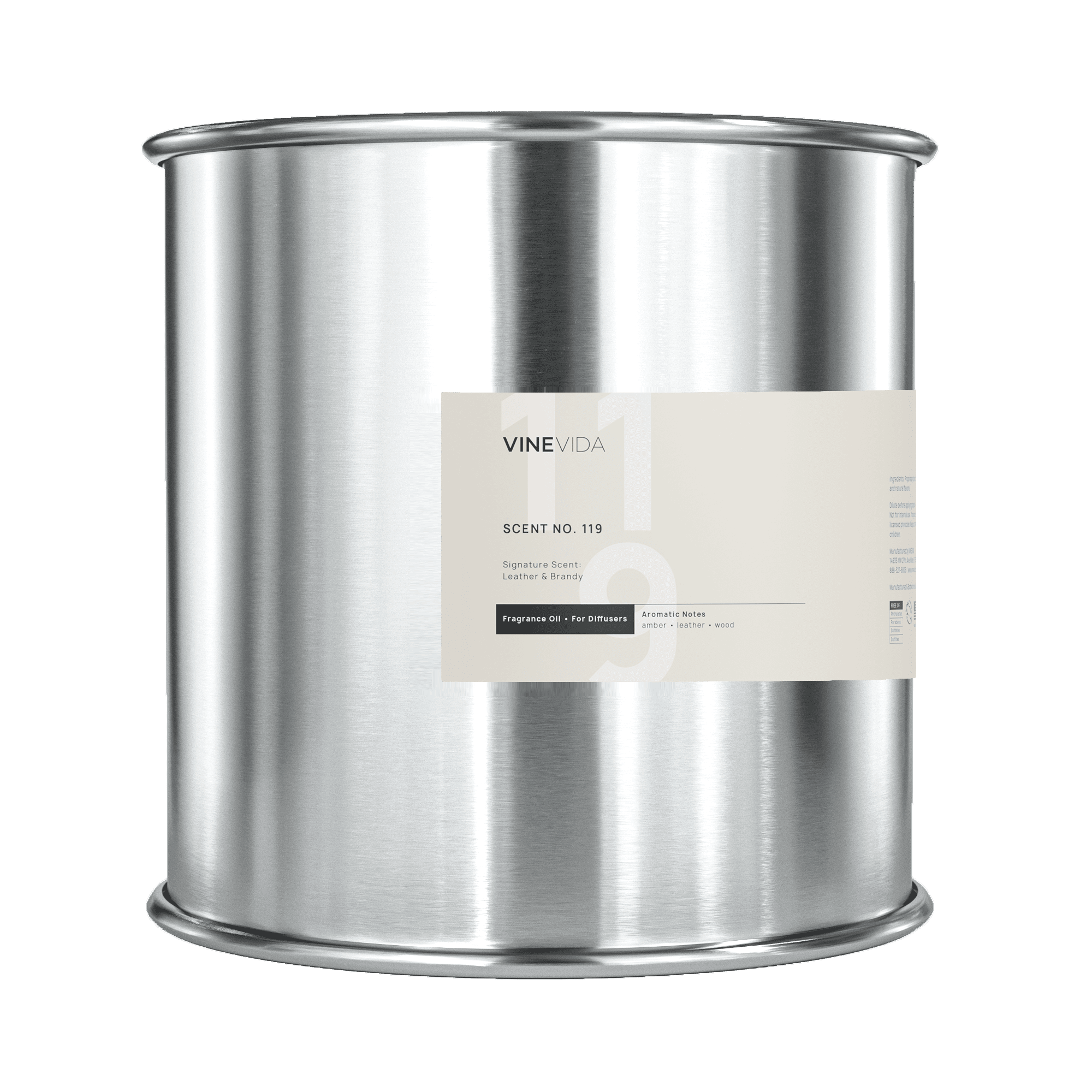 NO. 119 Fragrance Oil for Cold Air Diffusers - Leather & Brandy Scented Aromatherapy Oil | Perfect for Home, Office & Spa Relaxation