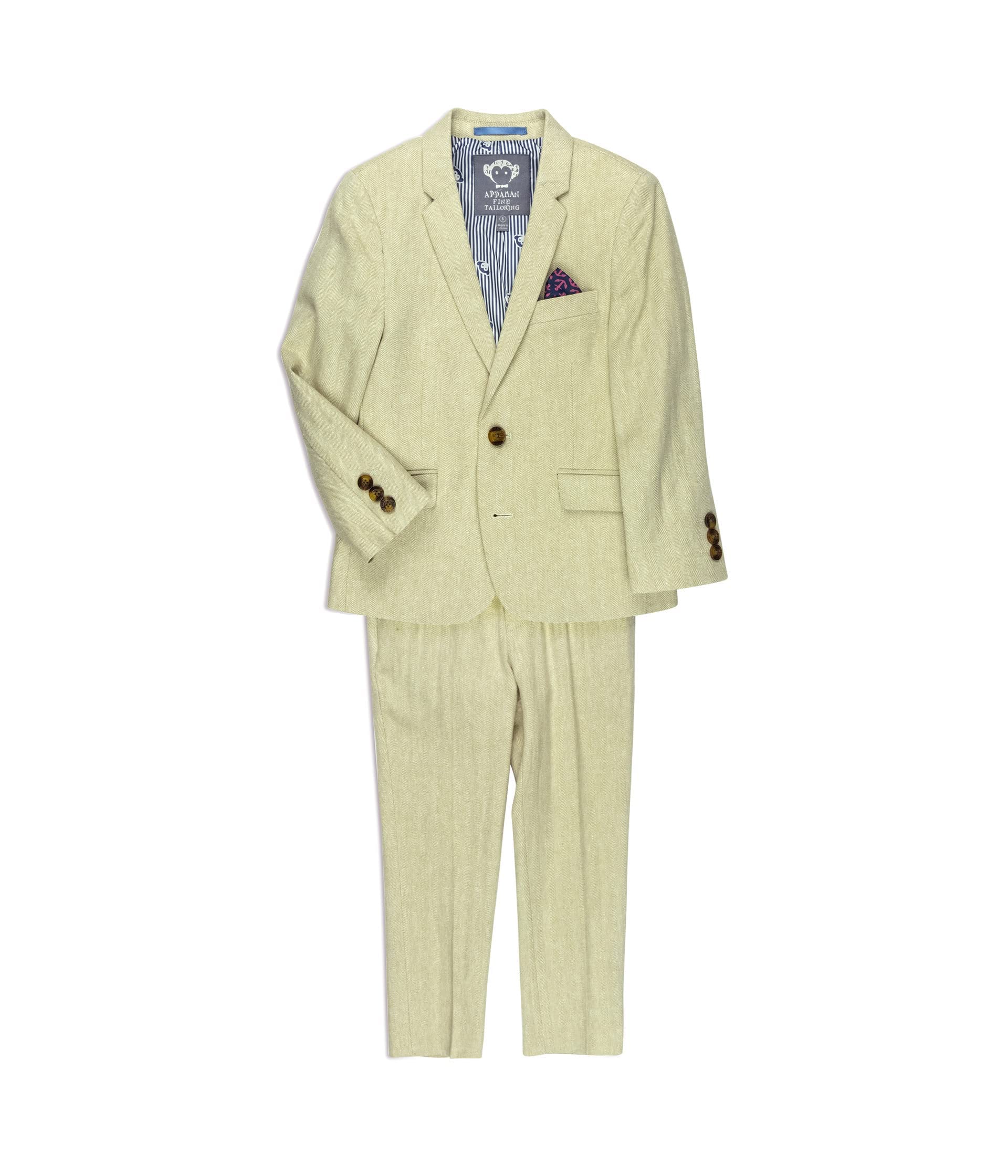 Appaman Boys' Two-Piece Lined Classic Mod Suit - Formal Outfit for Toddler & Kids (2T-14) - Perfect for Weddings, Parties & Special Occasions