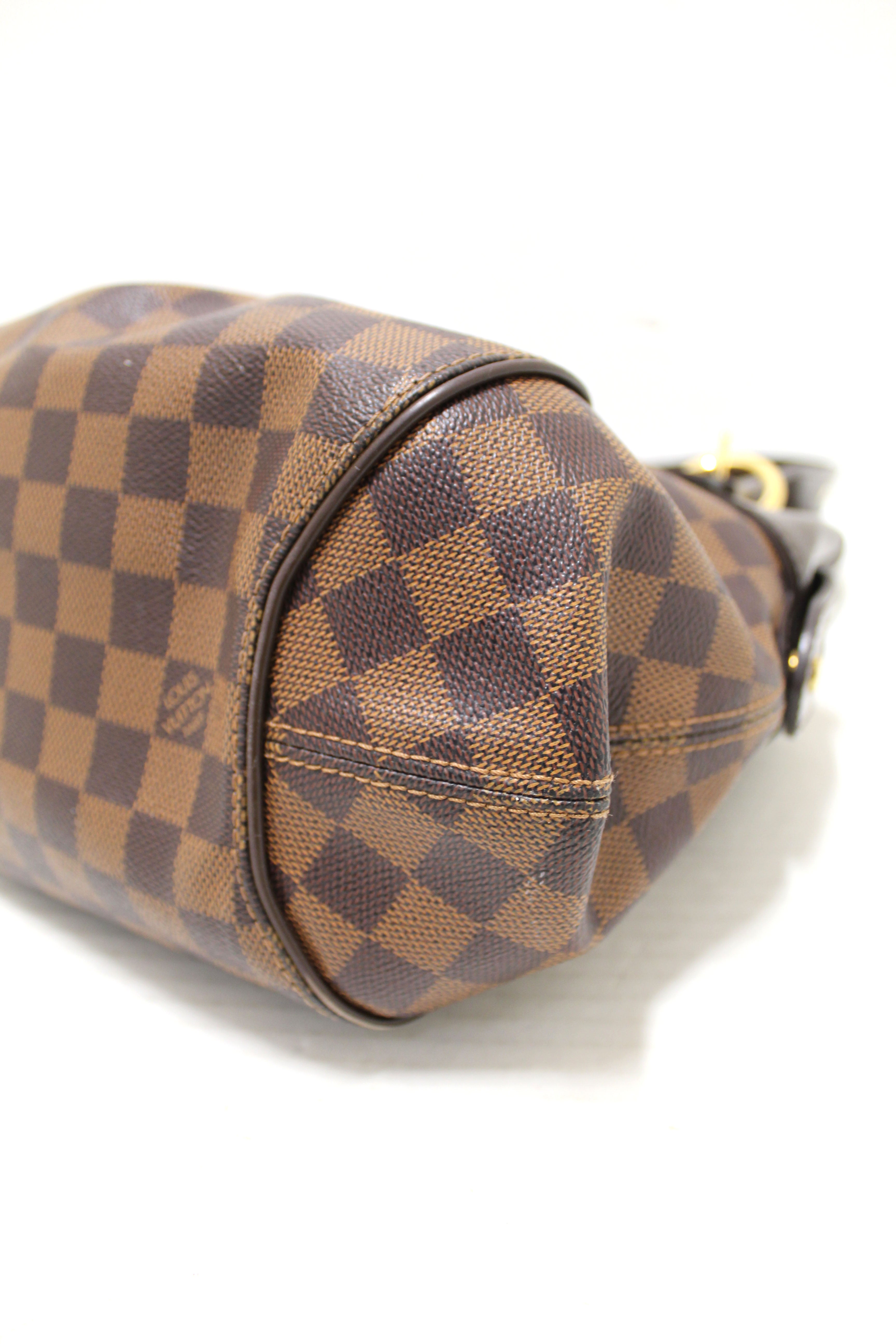 Authentic Louis Vuitton Damier Ebene Sistina MM Shoulder Bag for Women | Luxury Designer Handbag | Perfect for Work, Travel & Everyday Use