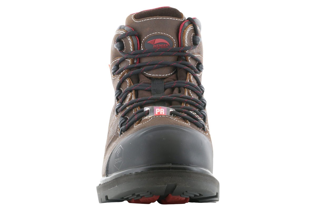 Avenger 7591 Steel Toe Work Boots with Internal Metatarsal Guard - Safety Shoes for Construction, Warehouse & Industrial Work