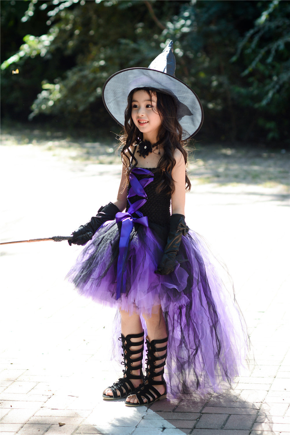 Girls Halloween Pettiskirt Tutu Dress - Cute & Fluffy Costume Skirt for Kids & Toddlers - Perfect for Trick or Treat, Costume Parties & Photo Shoots