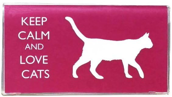 2025-2027 3-Year Pocket Planner with Wildlife Animal Design & Free Notepad - Pink Keep Calm Cat Theme | Perfect for Students, Professionals & Daily Organization