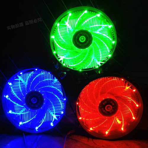 12V RGB LED CPU Cooling Fan with Heatsink for Intel 115X Series (1150/1155/1156) - High Performance PC Cooling Solution for Gaming & Office Computers
