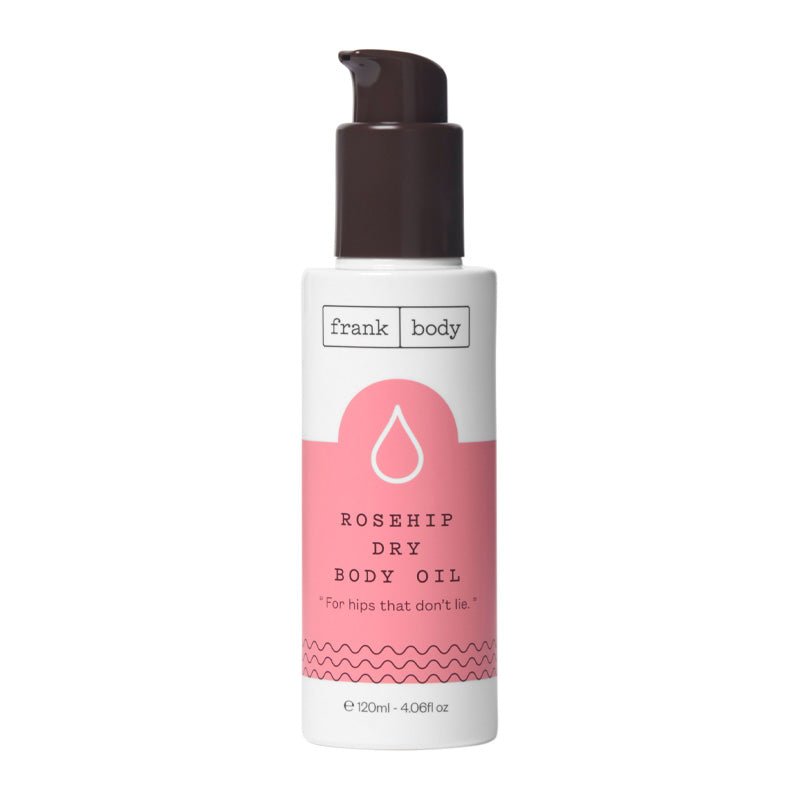 Frank Body Rosehip Dry Body Oil - Hydrating & Nourishing for Dry Skin - Perfect for Post-Shower & Nighttime Skincare Routine