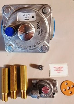 SR42 Series LP to Natural Gas Conversion Kit for 3-Burner Fryer - Hex Orifices & Robertshaw Valve NRE #033441 - Perfect for Restaurant & Commercial Kitchen Upgrades